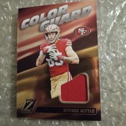49ers George Kittle Jersey Card .