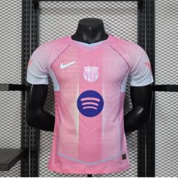 Barca Jersey 2025-26 Pink Edition