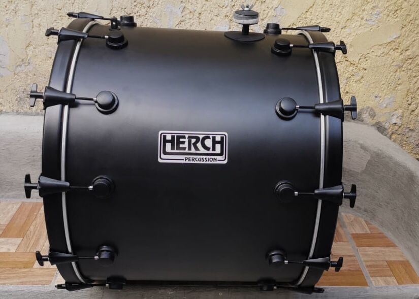 Herch Tambora Black 22” Bass Drum for Sale in Moreno Valley, CA OfferUp