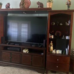 Wooden Media And Entertainment Center