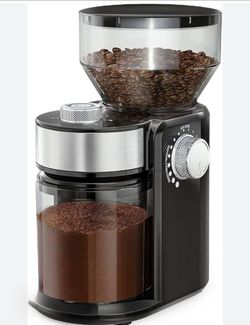 Electric Burr Coffee Grinder 2.0, Automatic Coffee Bean Grinder for Home Use, Adjustable Burr Mill with 16 Precise Settings for Espresso & French Pres