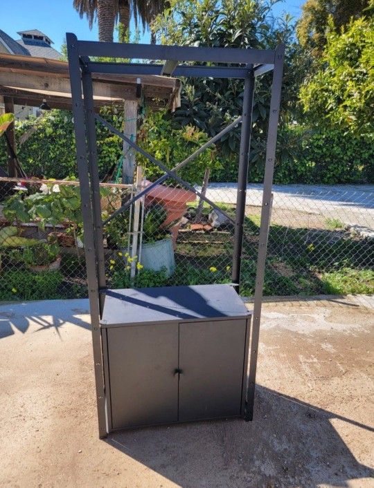 Storage Metal Shelf Stand Cabinet 