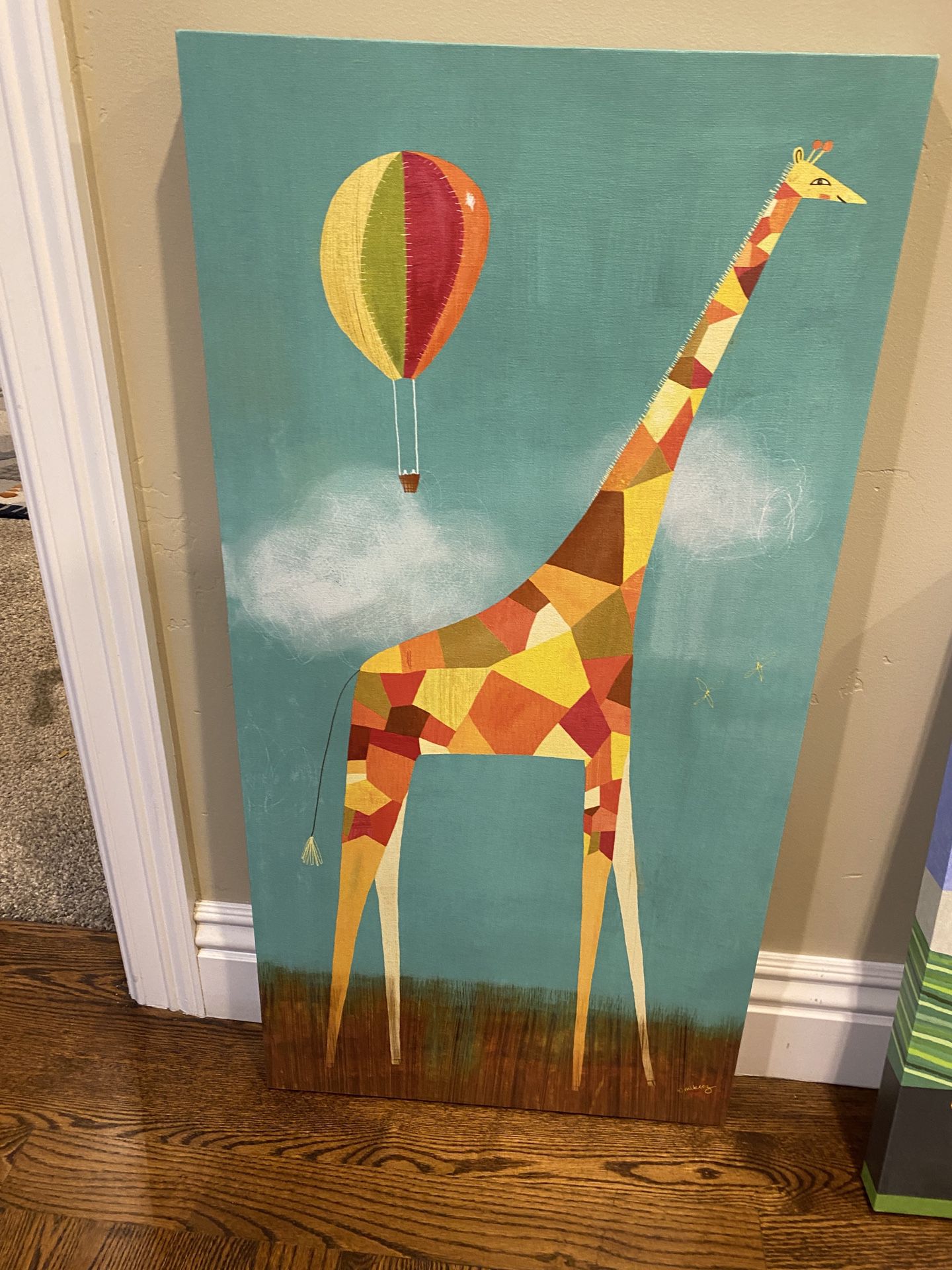 Oopsy Daisy Nursery Canvas Art - Giraffe