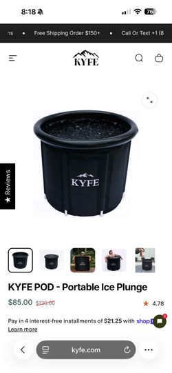 Portable Inflatable Ice Plunge