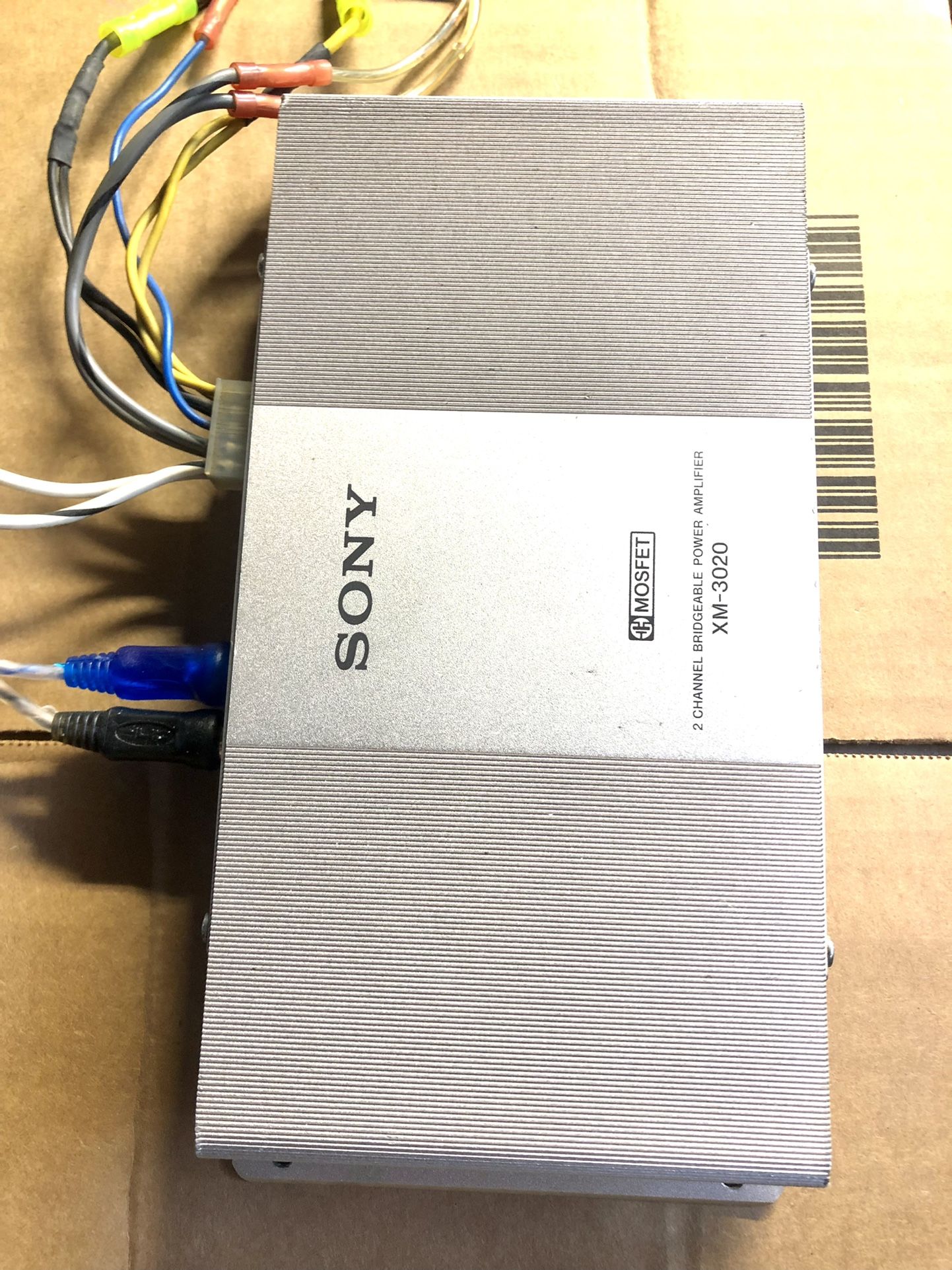 Vintage SONY XM-3020 2 Channel Power Amplifier Amp Japan Made Car Audio