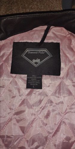 Diamond Plate Moto Jacket Size Large