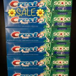 (PACK OF 6) CREST TOOTHPASTE
