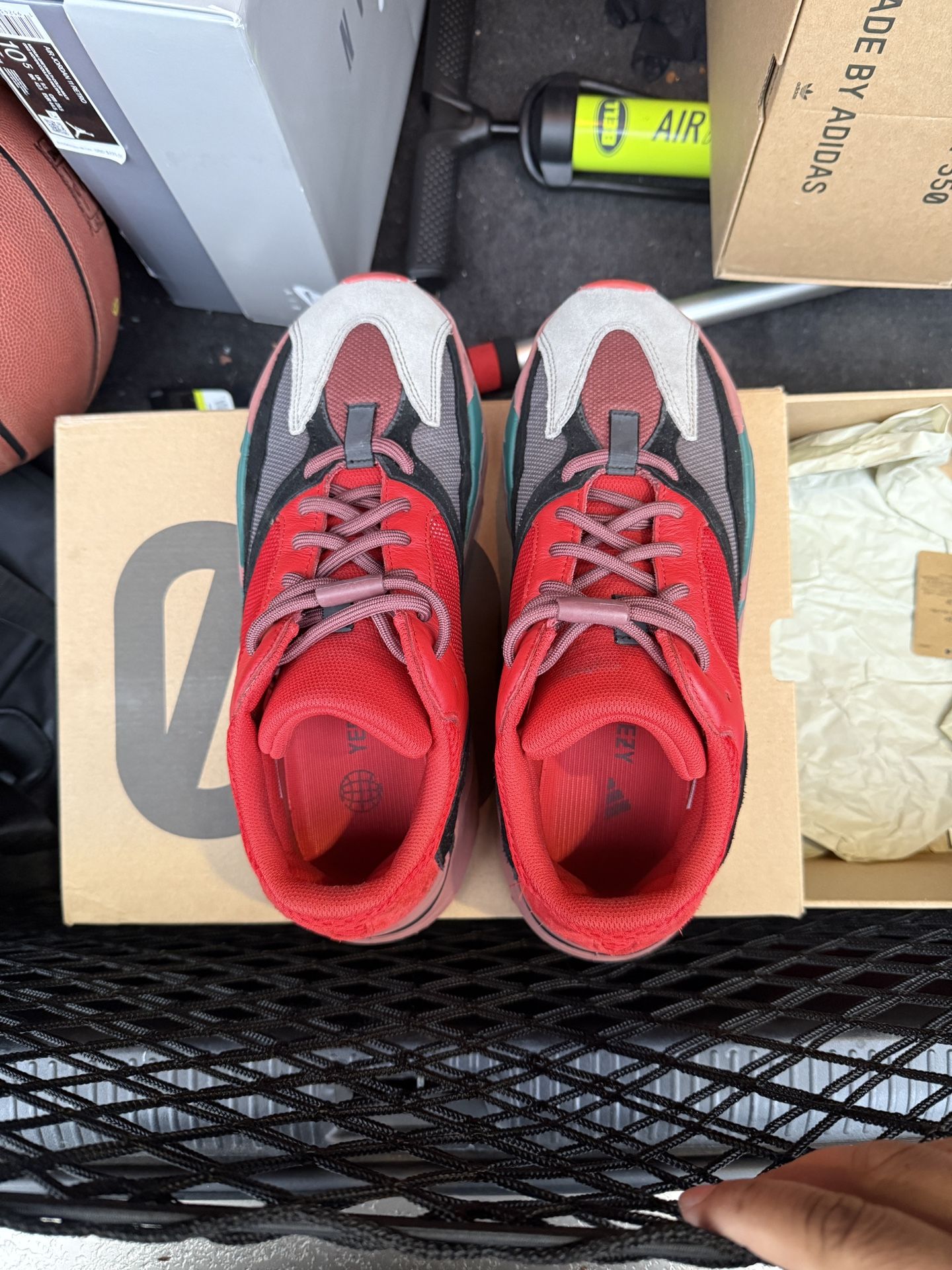 π₯ Yeezy 700 Hi Res Red - Size 10.5 Men π₯