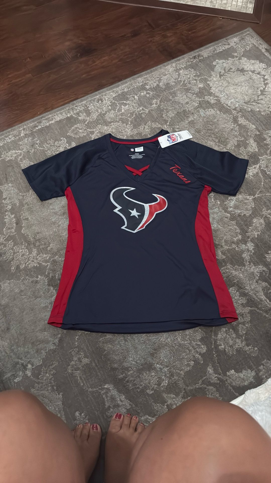 Texans NFL WOMENS JERSEY MEDIUM NWT