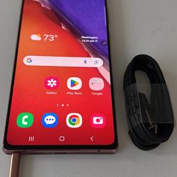 Samsung Note 20 5G. Like New And Unlocked! 