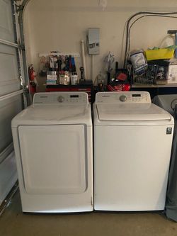 Washer and gas dryer