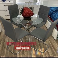 Table and chairs on finance outlet