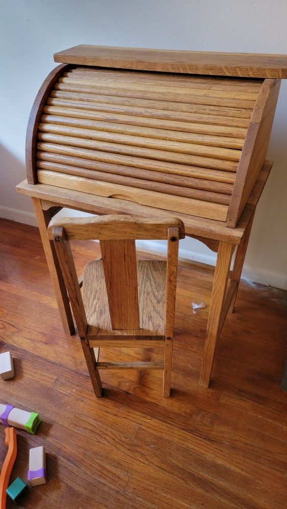 Vintage Kids Secretary Desk