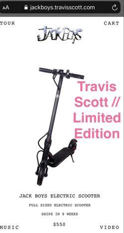 Travis Scott Electric Scooter // Rare 1 of 100 
