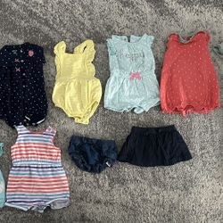 Summer Baby Girl Clothes 3-6 M