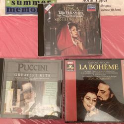 Puccini: Opera CDs (Kiri Te Kanawa, Pavarotti, etc), Like New
