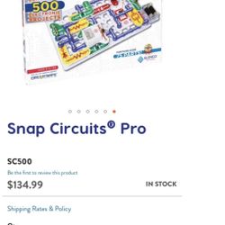 Snap Circuits PRO SC-500R Electronics Exploration Kit 