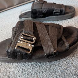 Draco Slides (Black) Men's Size 8
