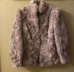 rabbit fur coat