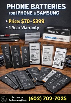 iPhone & Samsung Battery 📱SALE