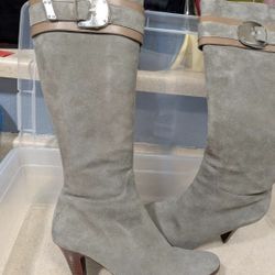 Cole Haan Nike Air Suede Knee High Boots. Size 9