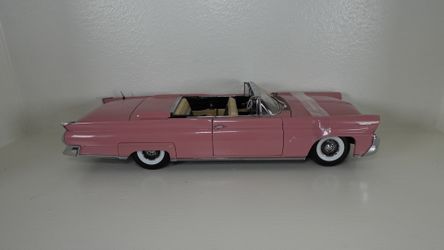 1958 LINCOLN CONTINENTAL MKIII SUN STAR 1/18 PLATINUM EDITION PINK XRARE!!