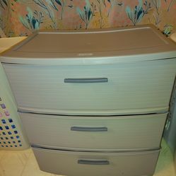 Plastic drawers