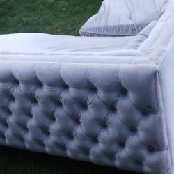 Light Gray Sofa Sectional Couch...FREE