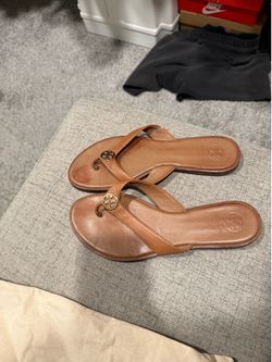 Tory Burch Leather Thong Sandals