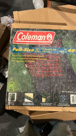 Coleman sleeping bag