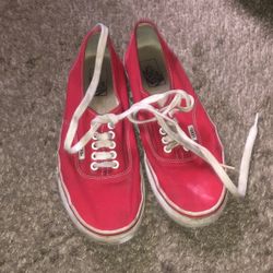 Size 9 Men/10 Women Red Vans