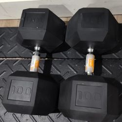 100 Lb Dumbbells 