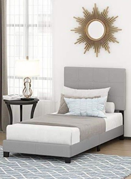 NEW Twin Bed Frame And Headboard