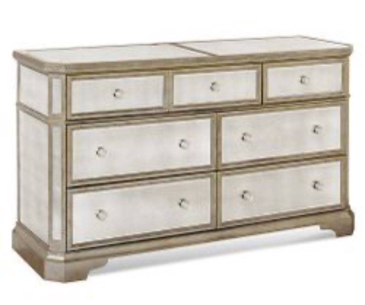 Mirrored 7 Drawer Dresser