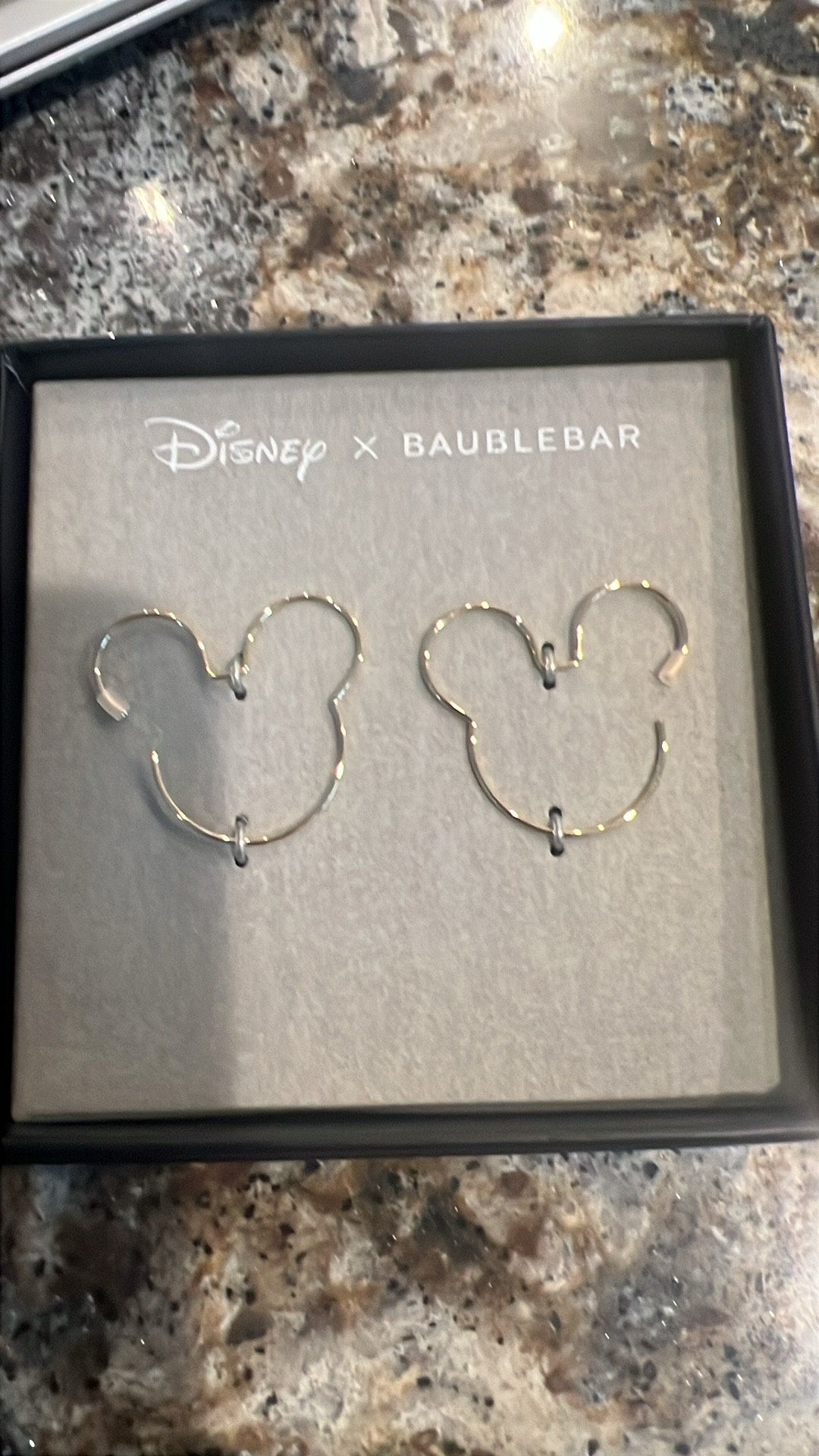 Gold Mickey Mouse Earrings