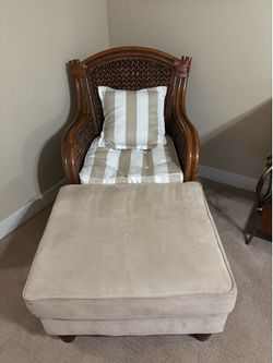 Accent Chair and Ottoman