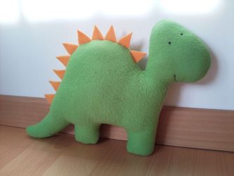 Cute dinosaur pillow custom made on order