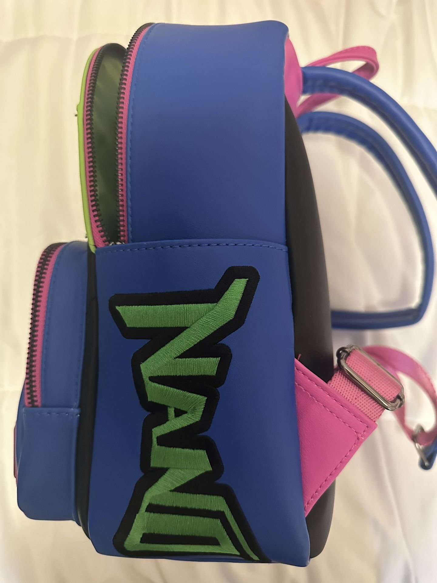 Overwatch Loungefly Dva Nano Cola Mini Backpack and Wallet for