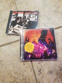 ALICE IN CHAINS/BON JOVI CDS