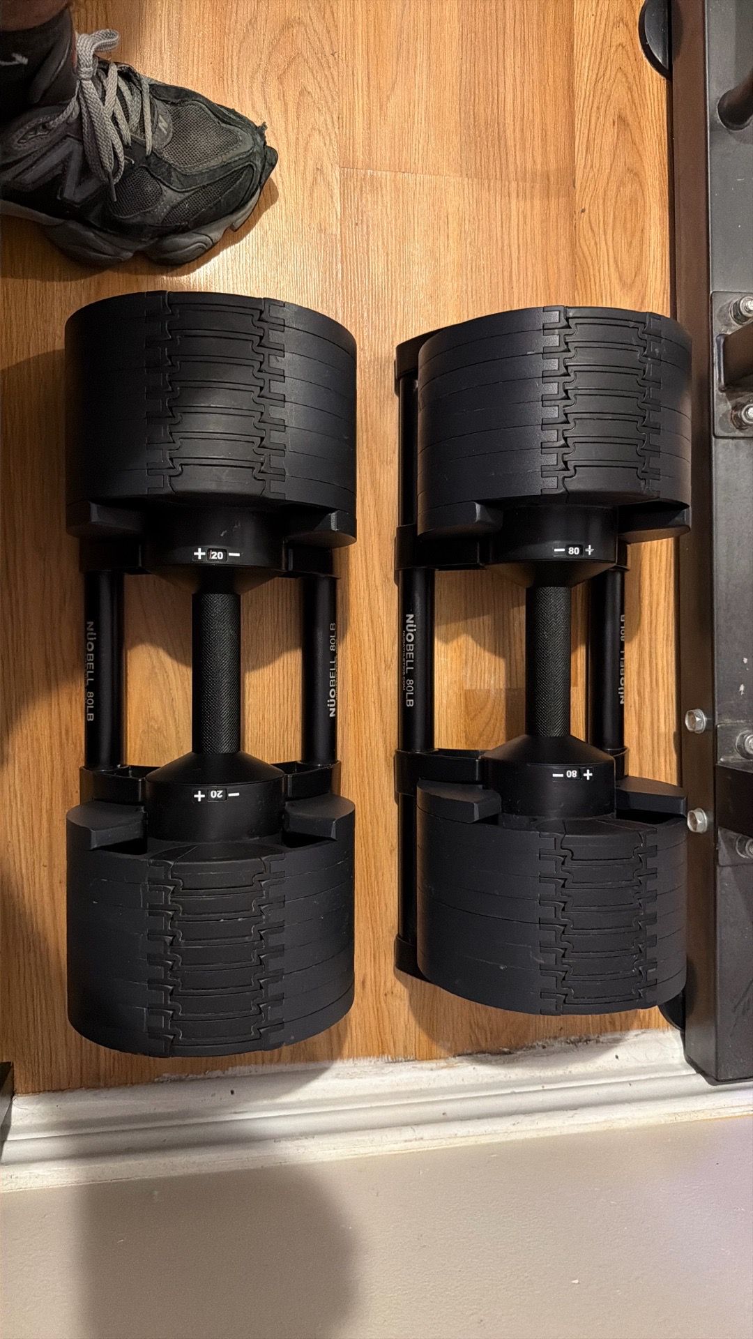 Nuo bell 80lb adjustable weights