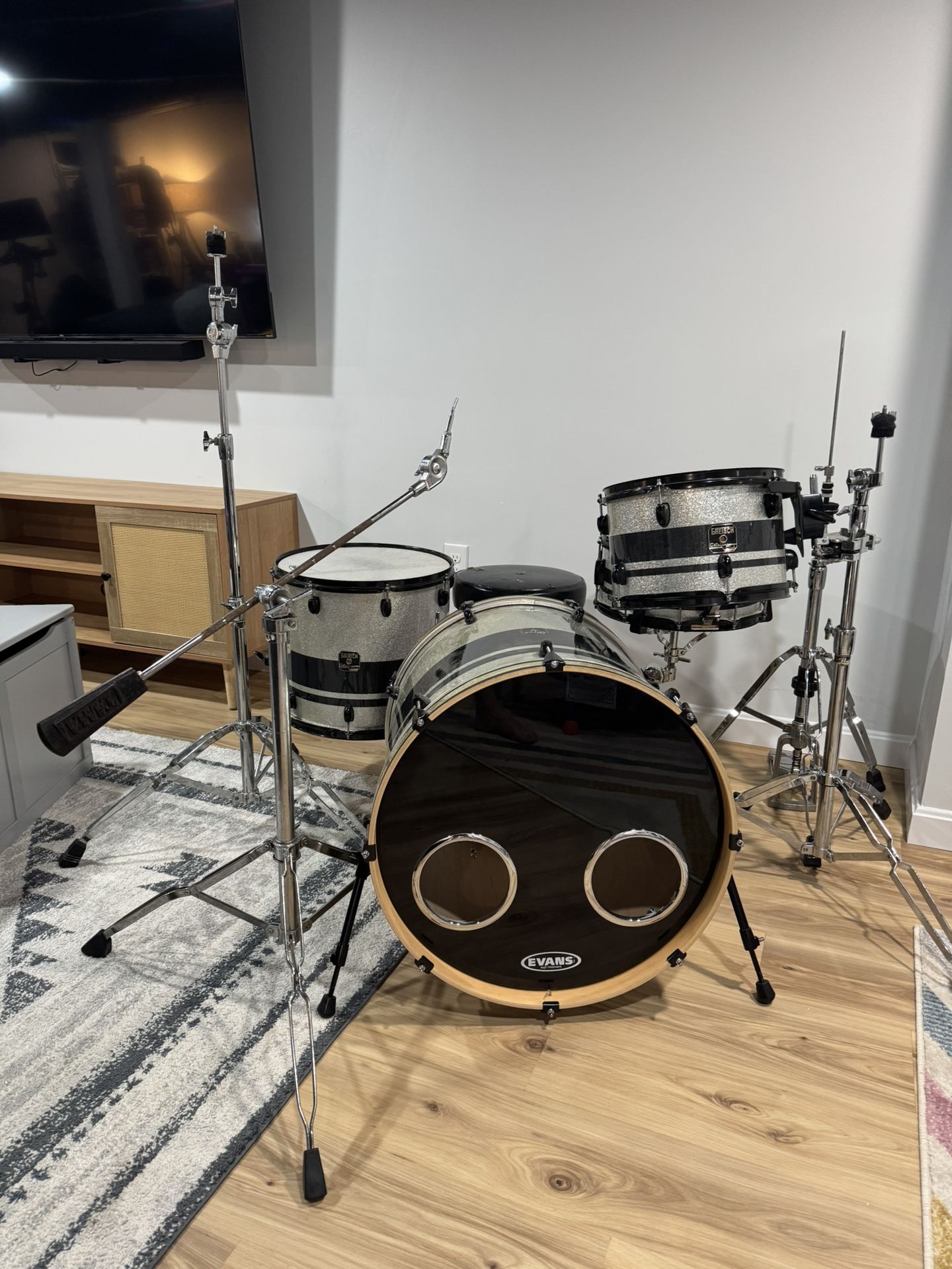 Gretsch Drum Kit With Tons Of Extras