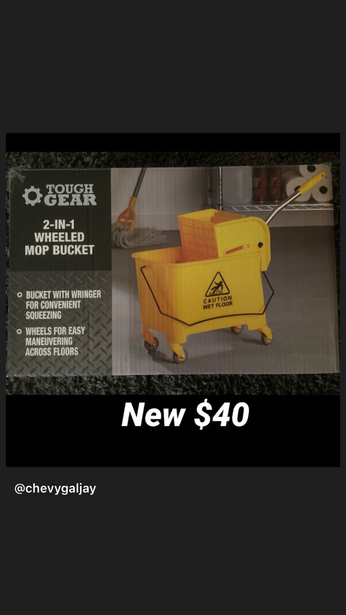 New mop bucket