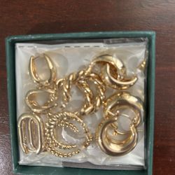 New Gold Plated Earrings 