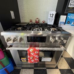 Thor 36” Gas Range In Stainless Steel