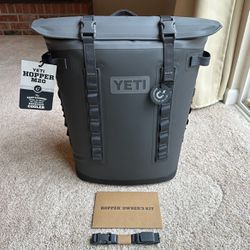 New YETI Hopper M20 Backpack Cooler - Charcoal Gray