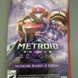 Brand new Metroid Prime Beyond Nintendo Switch 2 sealed