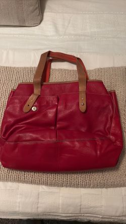 Red Leather Purse