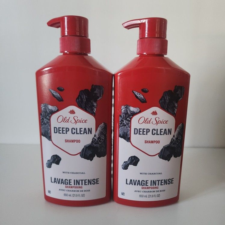 2 Old Spice Shampoo Deep Clean 