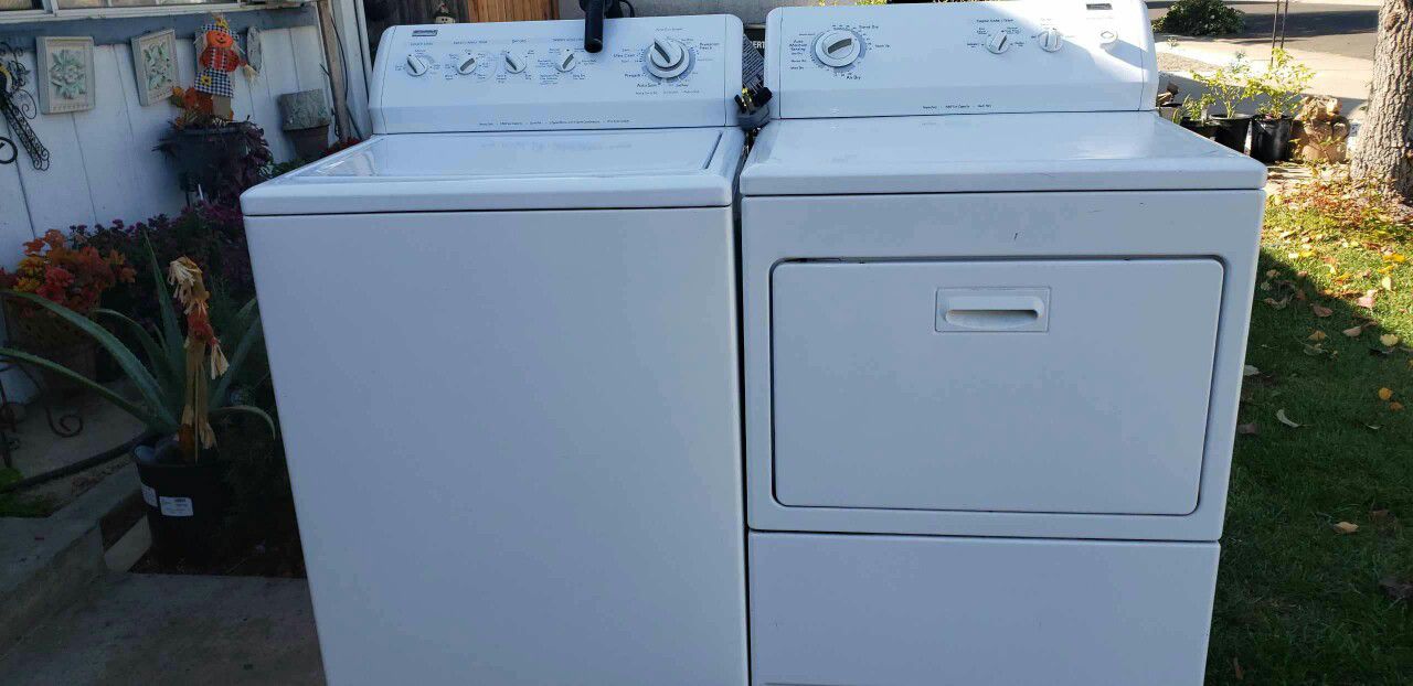 Kenmore electric dryer and washer