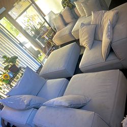 6 Piece sectional couch